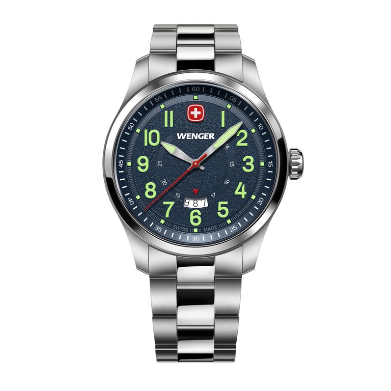 Reloj Terragraph dial azul 43 mm correa acero Azul TALLA UNICA