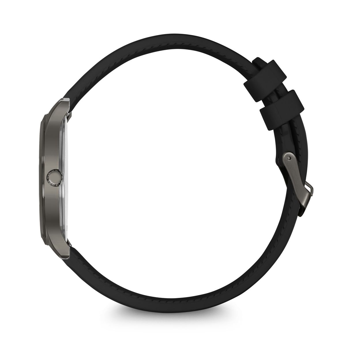 WENGER - Reloj City Sport 34 mm correa silicona negro Wenger
