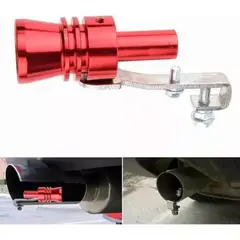 GENERICO - Silbato Aluminio Simulador Sonido Turbo Universal Auto Moto