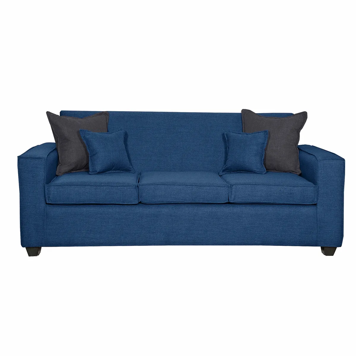 BLACK FACTORY - Sofa 3 Cuerpos Berta Azul