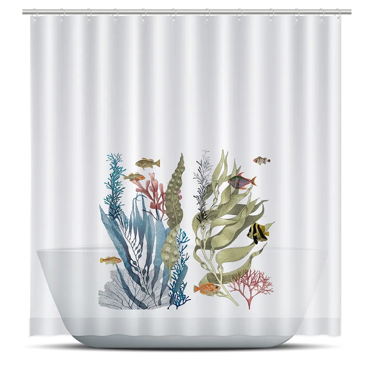 TUYO PRINT - Cortina de Baño Algas - Tuyo Print