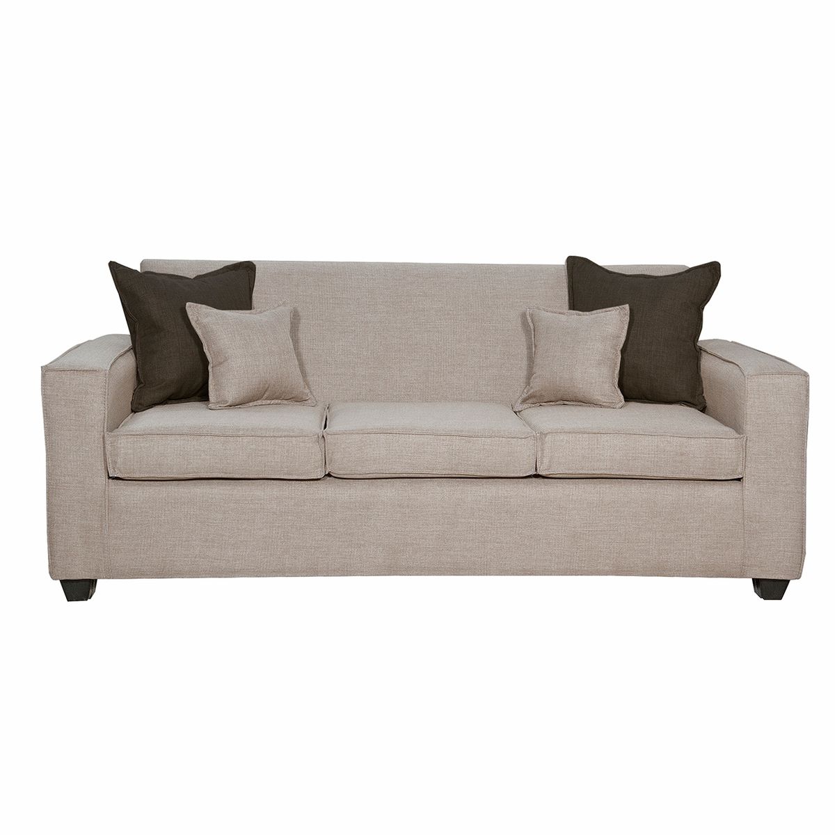 BLACK FACTORY - Sofa 3 Cuerpos Berta Beige