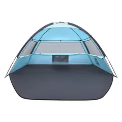 TOURIT - Carpa de Playa Desplegable 2-3 Personas - Azul