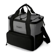 TOURIT - Cooler Bag Refrigerador Aislado Portátil 14L - Gris