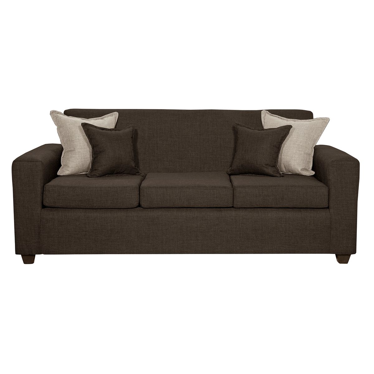 BLACK FACTORY - Sofa 3 Cuerpos Don Juan Cafe.