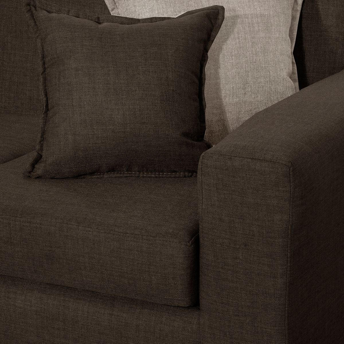 BLACK FACTORY - Sofa 3 Cuerpos Don Juan Cafe.