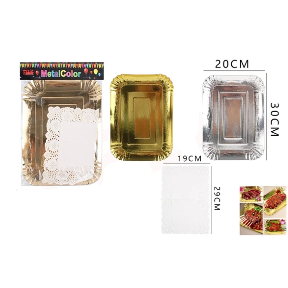 GENERICO - Base Para Torta Cuadrado 2030Cm