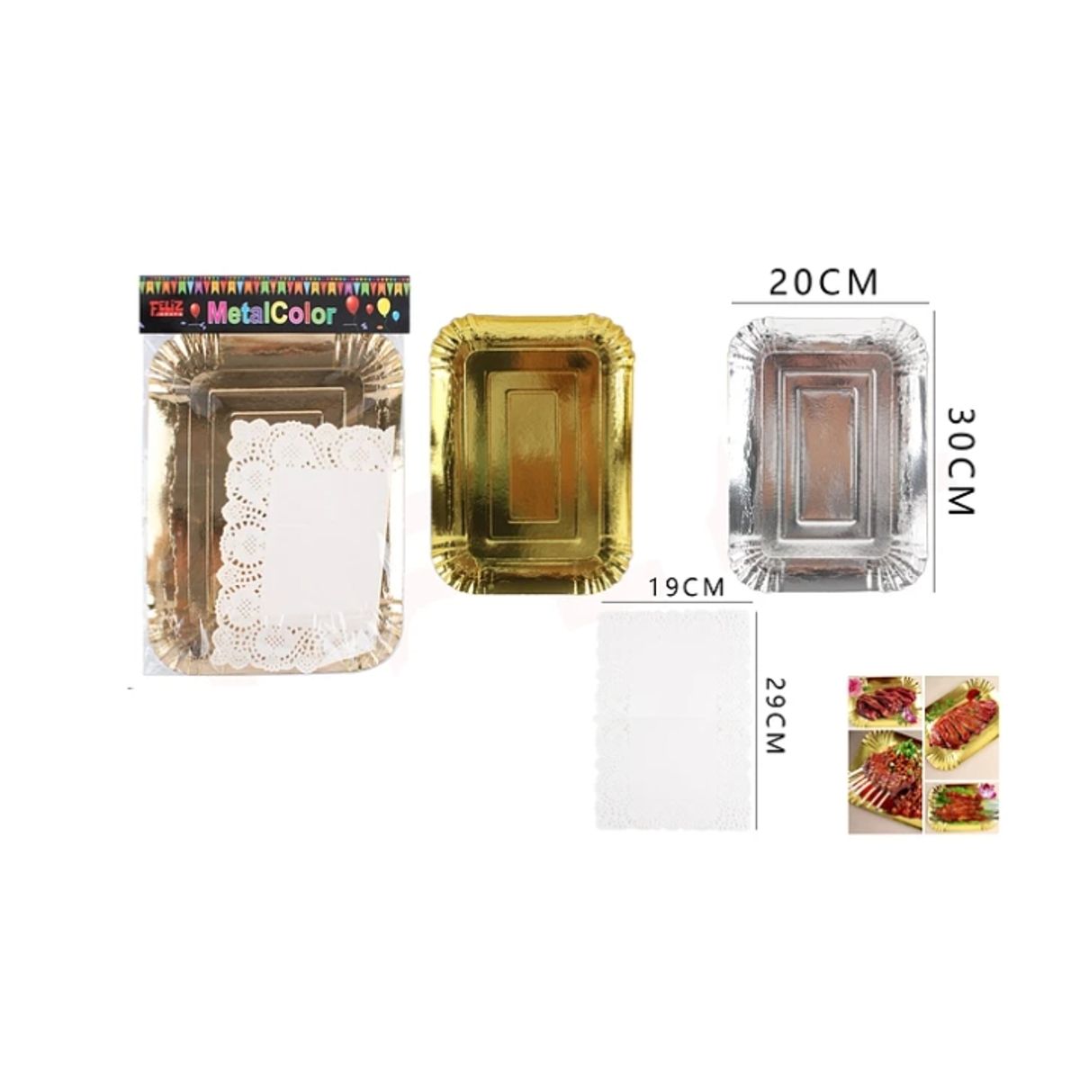 GENERICO - Base Para Torta Cuadrado 2030Cm