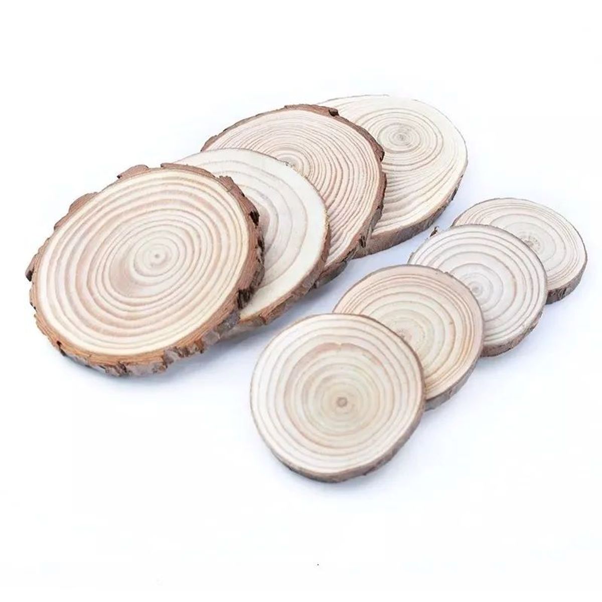 MOTARRO - Trozos De Madera 3 Piezas De 5 A 6 Cm Rodelas/tronco