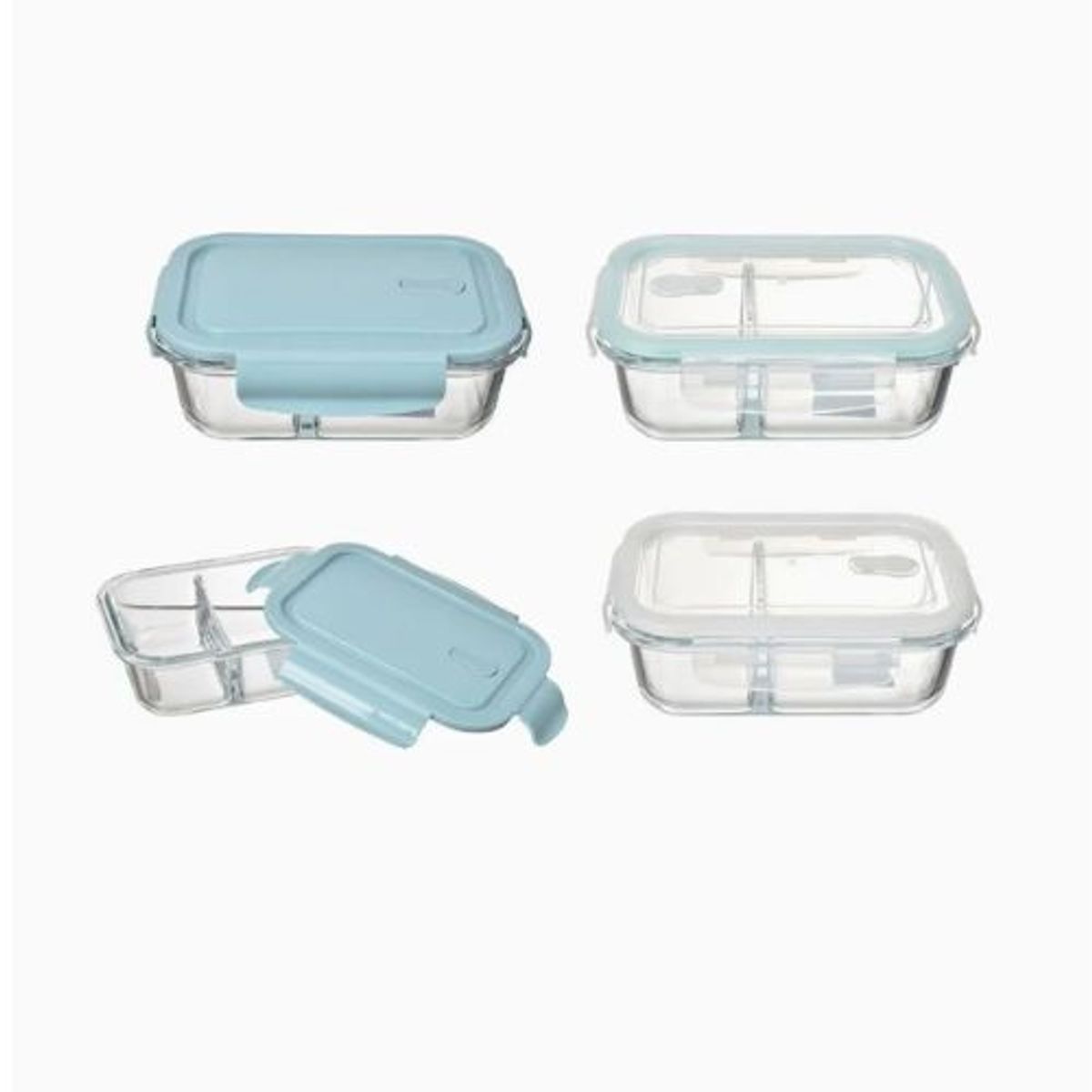 GENERICO - Contenedor Hermético Rectangular 15X20 Cm 1040 Ml