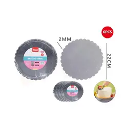 GENERICO - Base De Torta Plata 22Cm Espesor 2mm