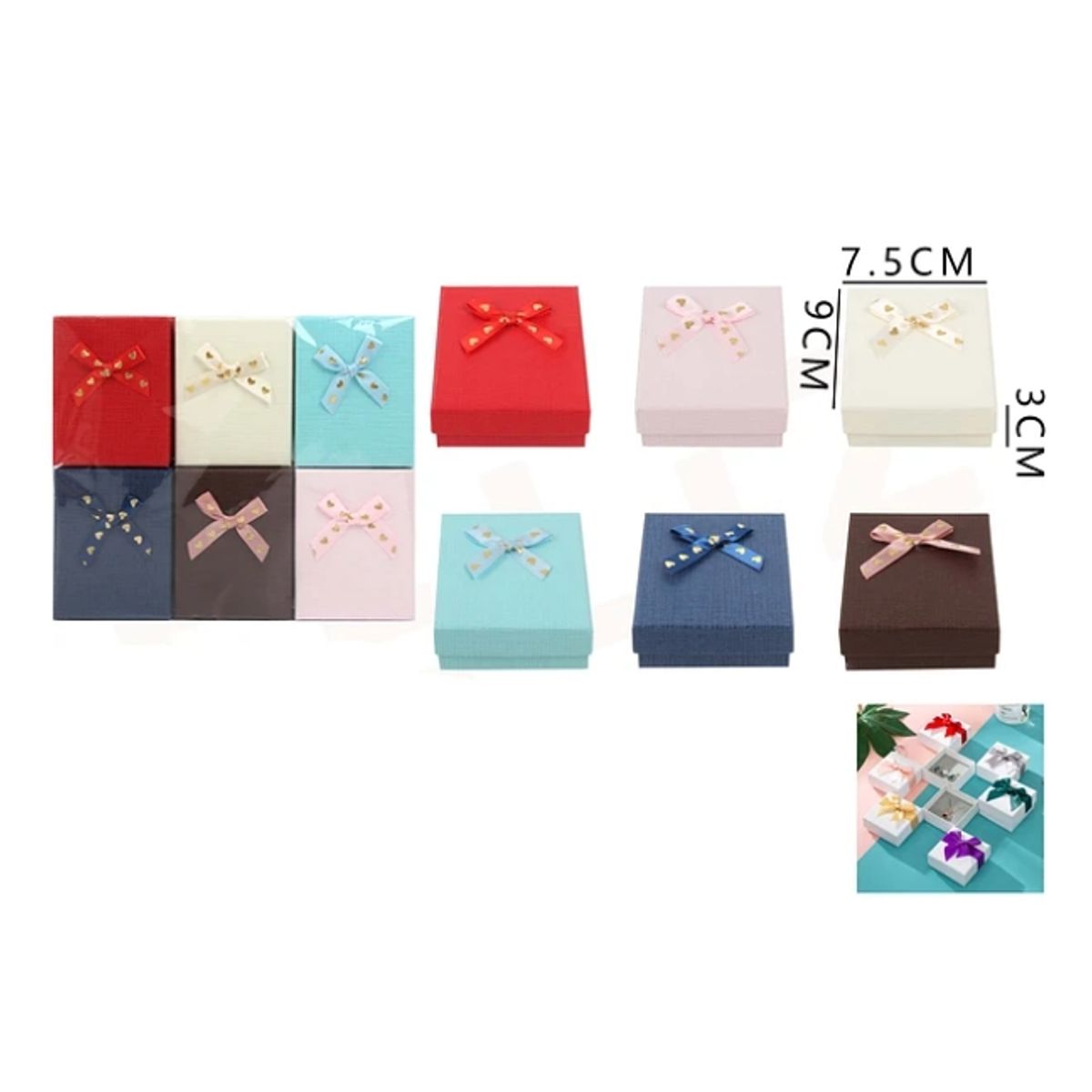 GENERICO - Caja De Regalo 9753Cm Colores Surtidos