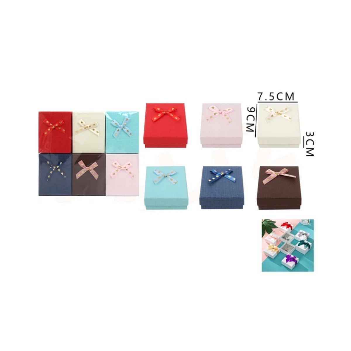 GENERICO - Caja De Regalo 9753Cm Colores Surtidos
