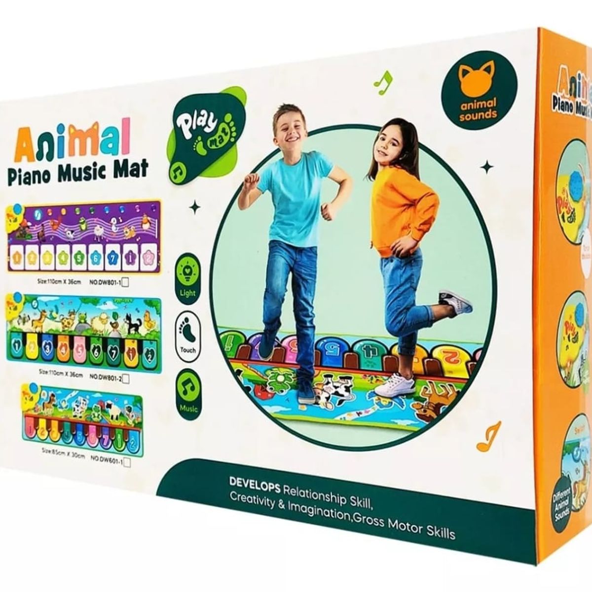 GENERICO - Alfombra De Piano Musical Para Niños 110 cm x 36 cm