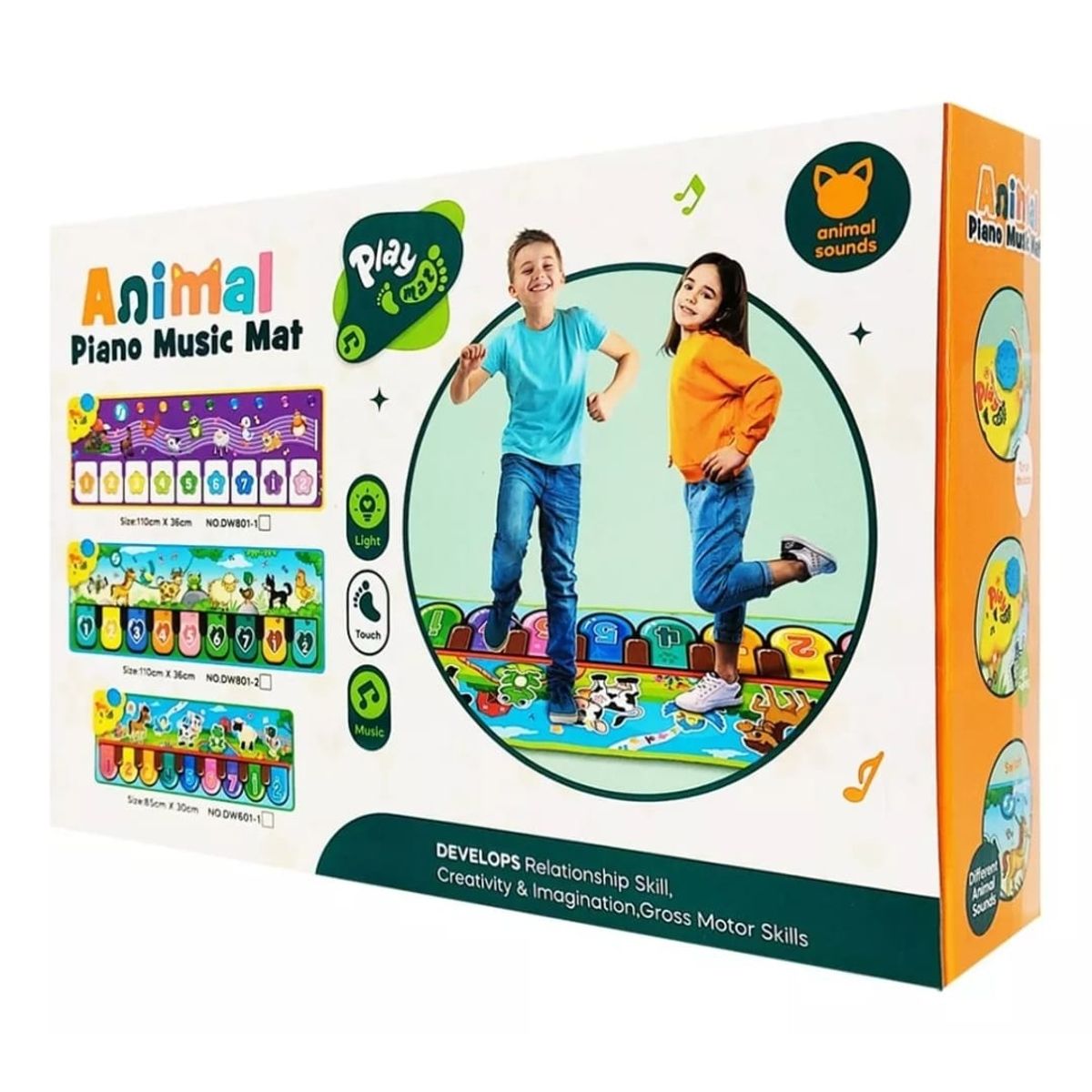GENERICO - Alfombra De Piano Musical Para Niños 110 cm x 36 cm