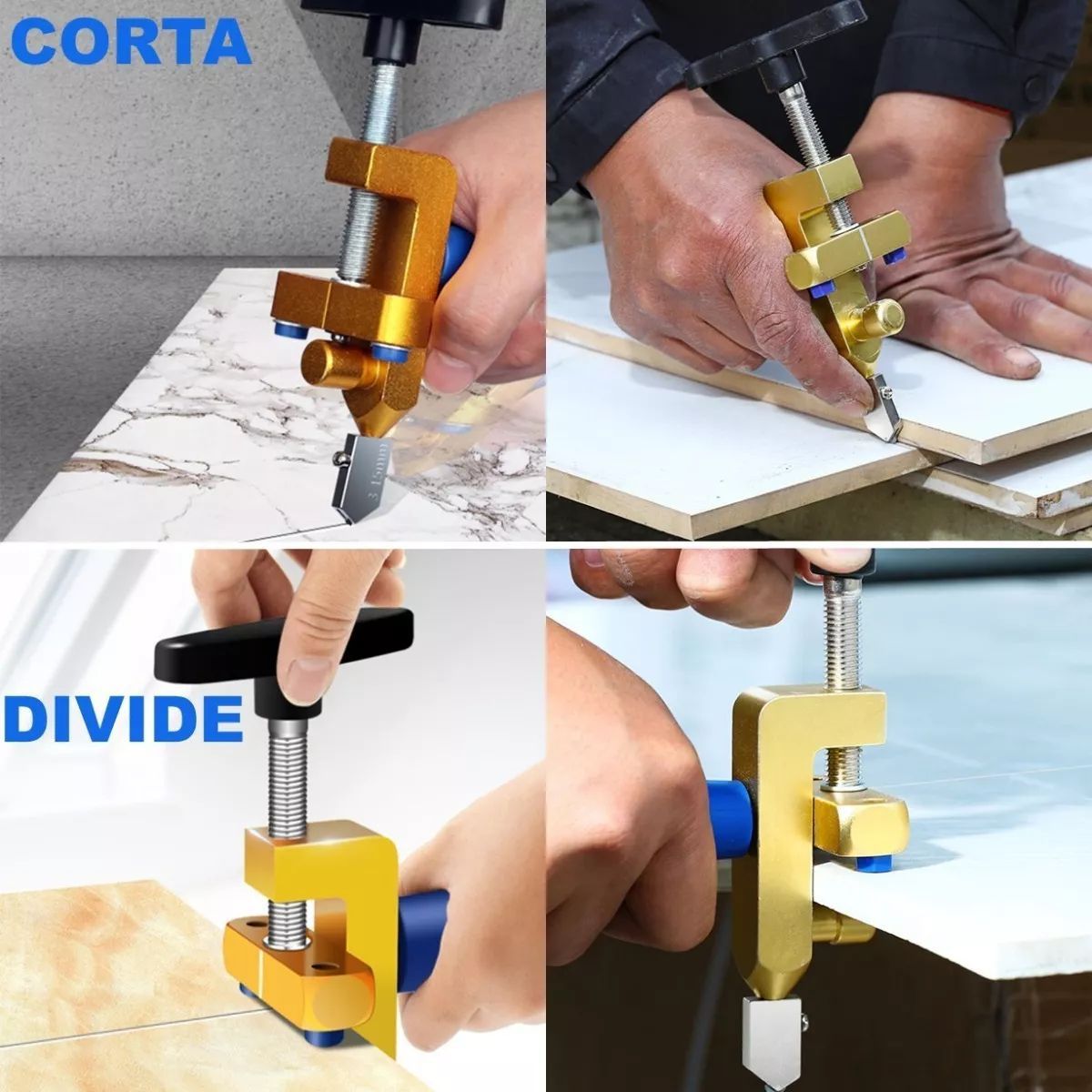 KUANGYE - 2en1 Cortador Separador Cerámica Vidrio Porcelanato