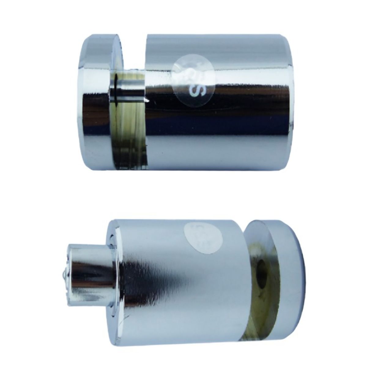 OEM - CANDADO PARA FRENO DISCO MINI REDONDO CROMADO CON 2 LLAVES