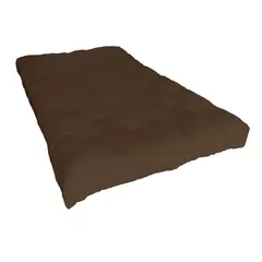 FUTONES Y MUEBLES - Colchón Futón 1,5 Plazas Chocolate