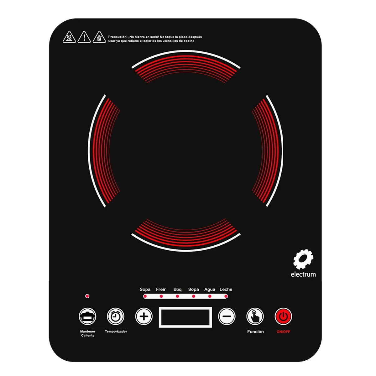 ELECTRUM - ENCIMERA UN PLATO ELÉCTRICA INFRARROJA ELECTRUM