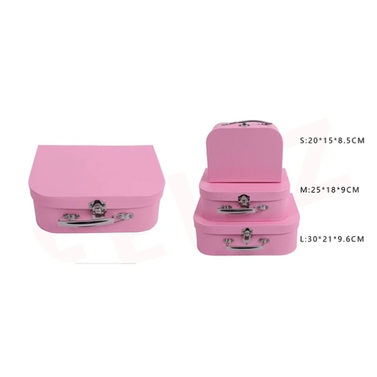 GENERICO - Caja De Regalo Candy Bar Rosado.