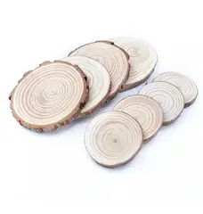 MOTARRO - Trozos De Madera 6 Piezas De 1 A 3 Cm Rodelas