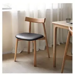 HOMER DESIGN - Silla De Comedor Pack 2 Uni Madera Nactural Design Italiana