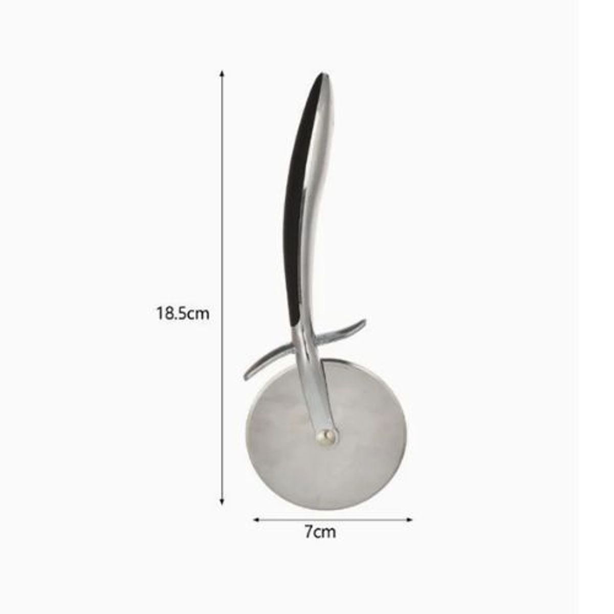 GENERICO - Cortador De Pizza  18 Cm X 7 Cm Acero Inoxidable