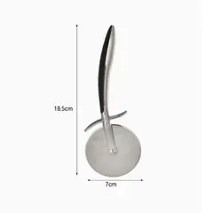 GENERICO - Cortador De Pizza 18 Cm X 7 Cm Acero Inoxidable