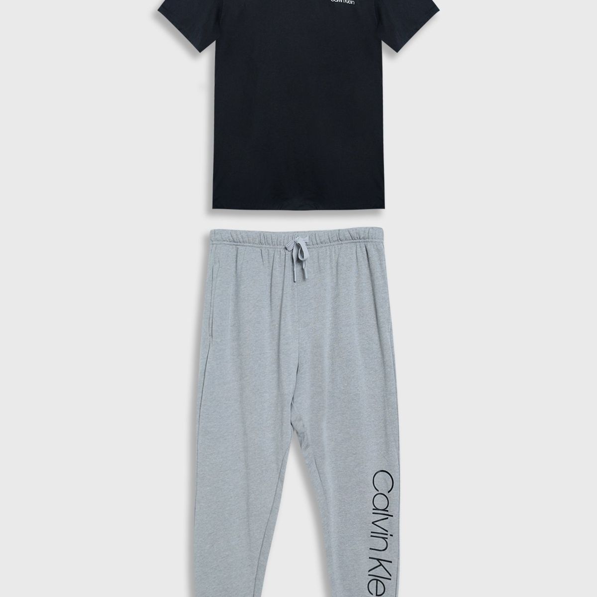 CALVIN KLEIN - Set Pijama Gris Calvin Klein