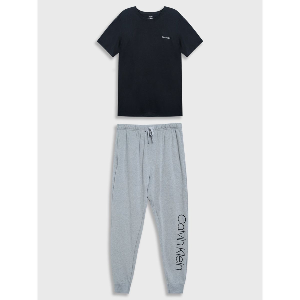 CALVIN KLEIN - Set Pijama Gris Calvin Klein