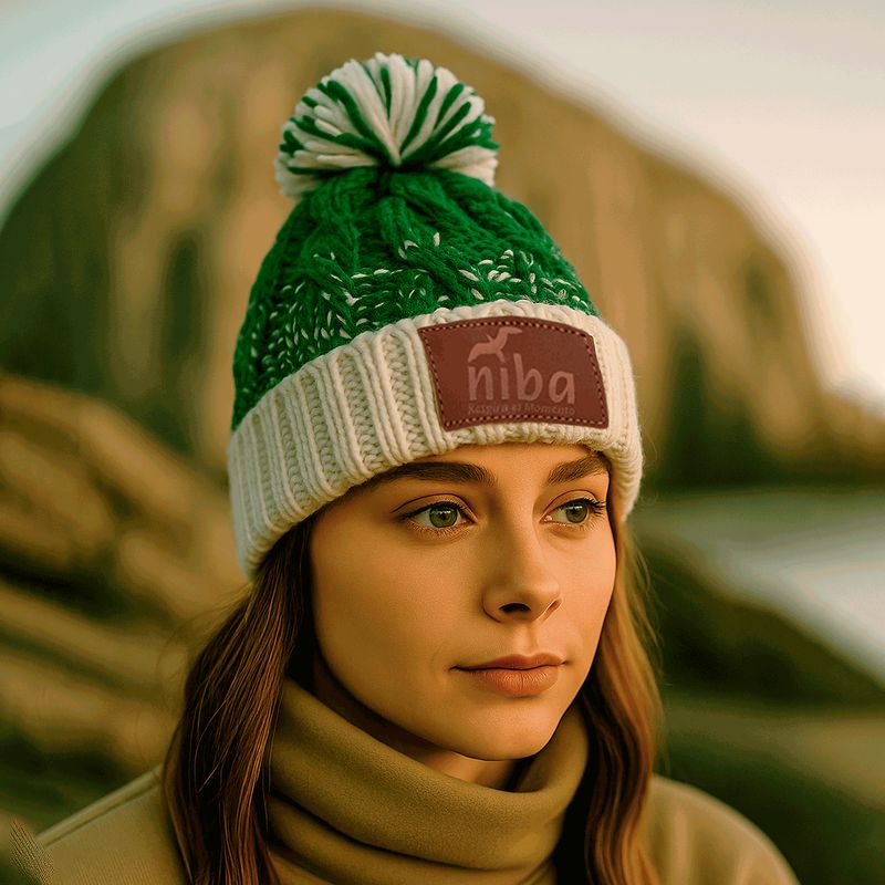 NIBA - Gorro Lana Radal Blanco Ver Niba