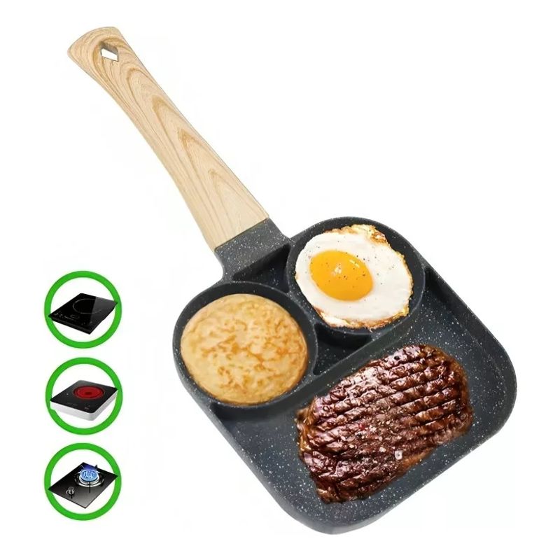 GENERICO - Sartén Antiadherente Especial Para Tortilla De Desayuno