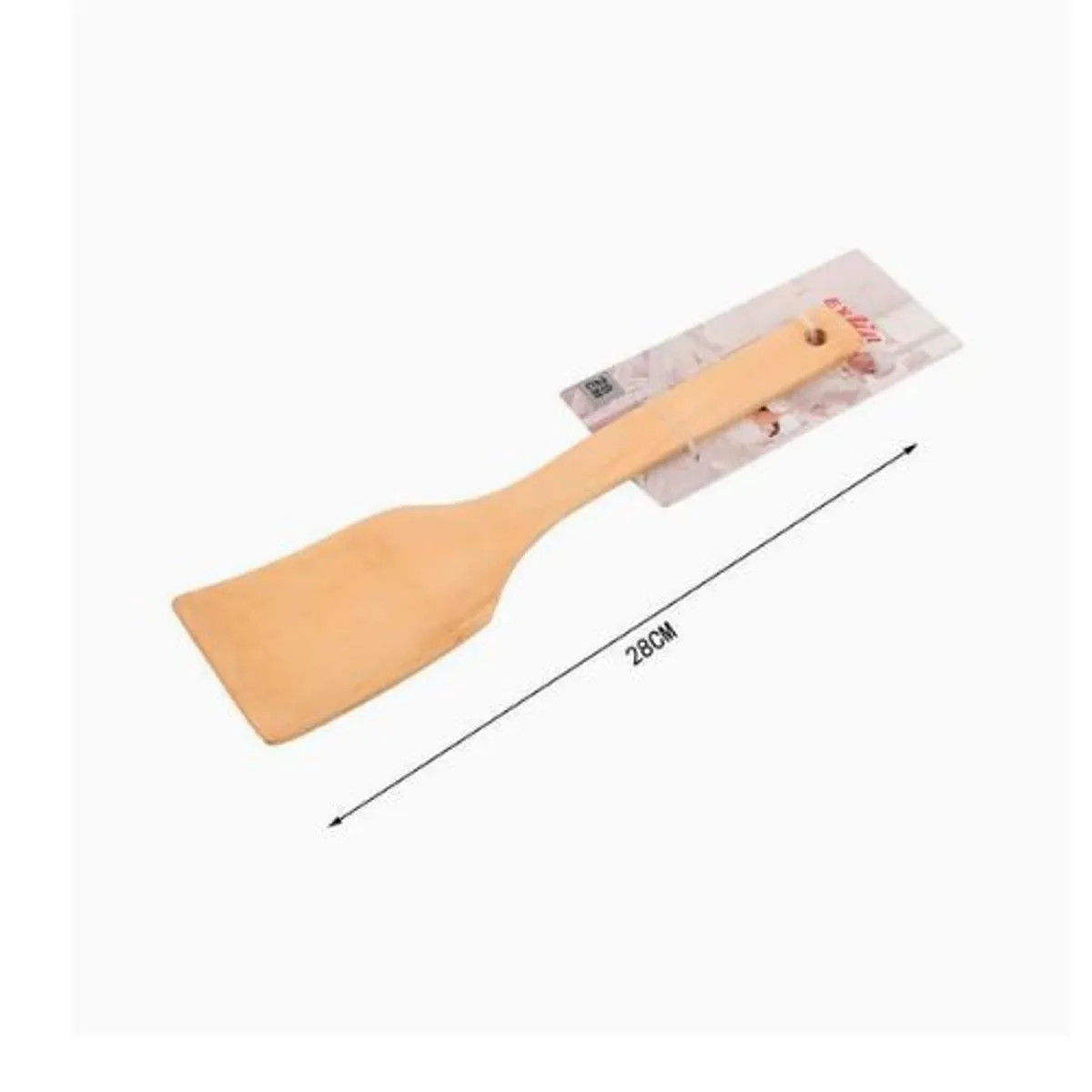 GENERICO - Cuchara Madera Color Marron 28 Cm