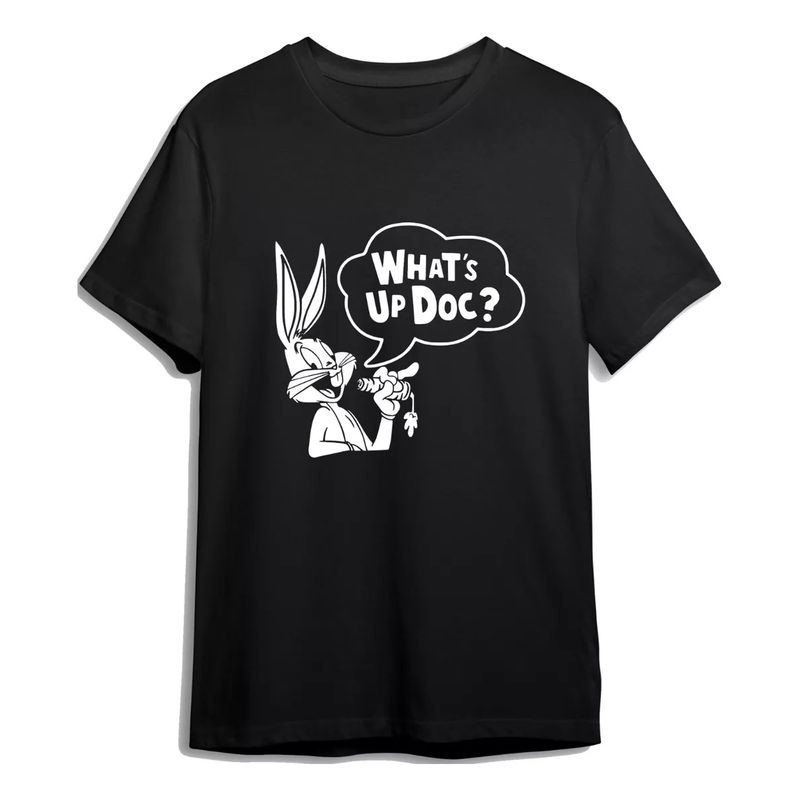ROLY - Polera Negra Casual Conejo