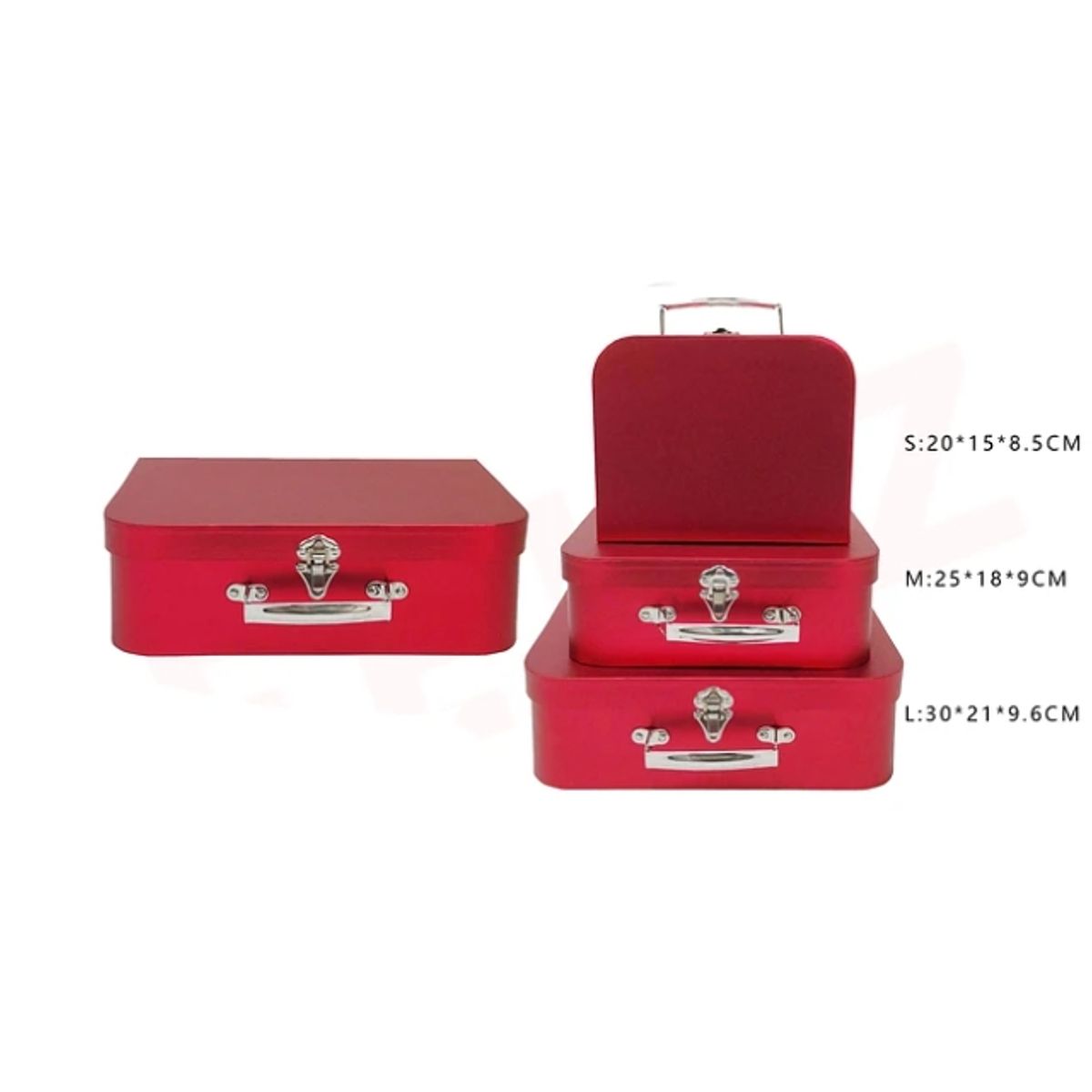 GENERICO - Caja De Regalo Candy Bar Rojo