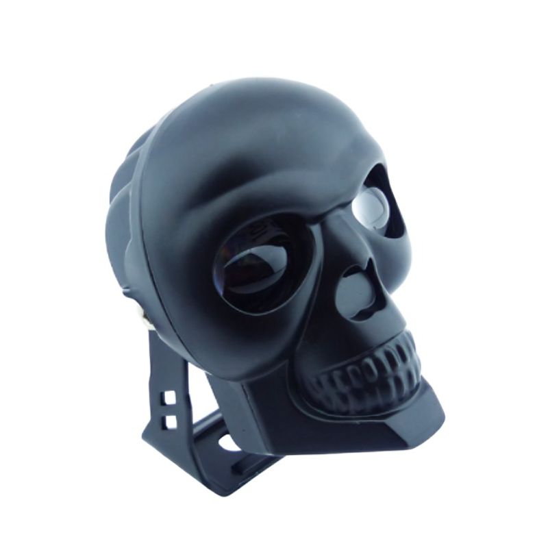 OEM - NEBLINERO LED PARA MOTO CALAVERA DUO COLOR AMBAR-BLANCO