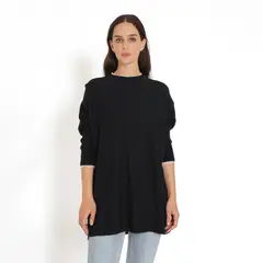 GUINDA - Sweater con Broderie Trayo GUINDA.