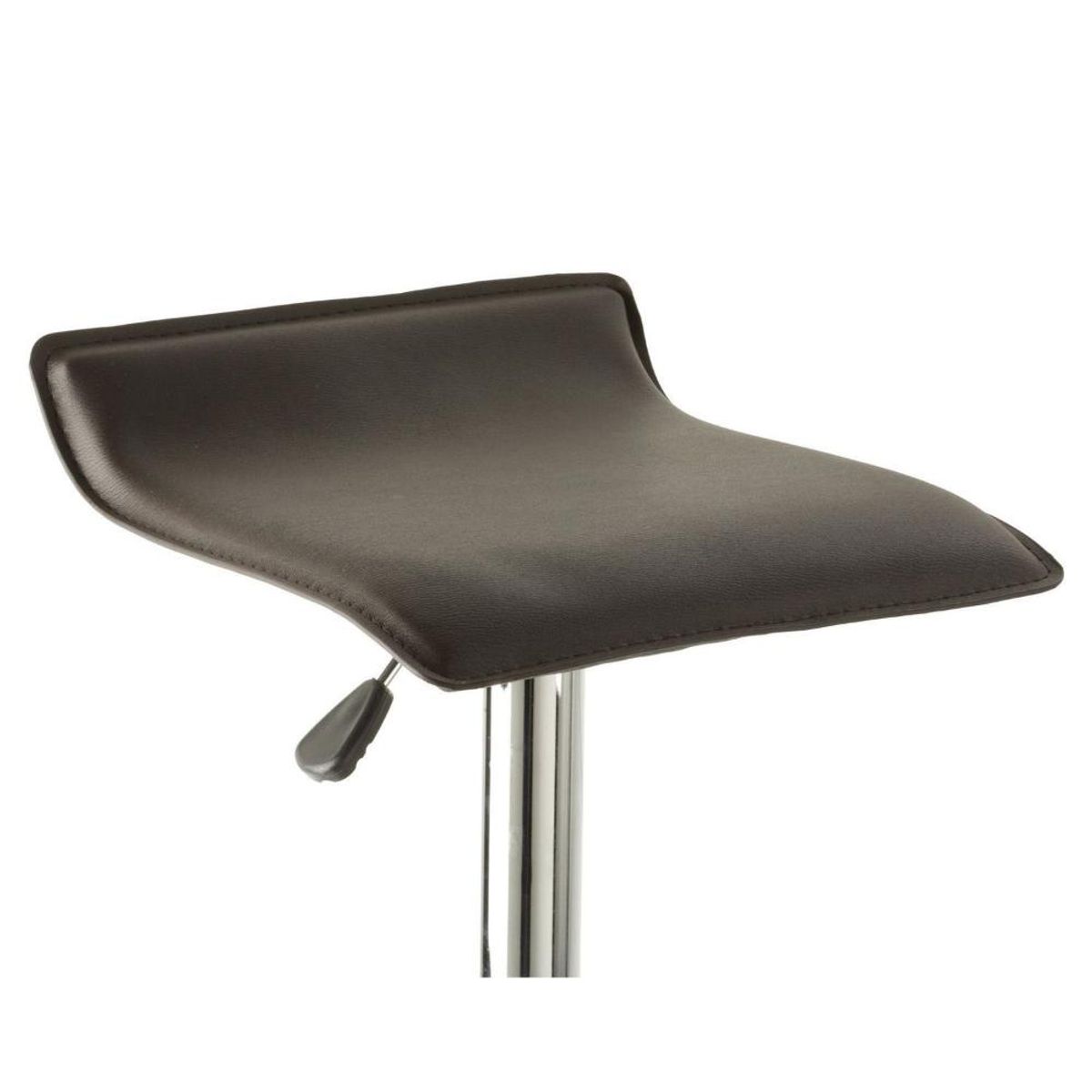 DETODOYMAS - Silla Piso Bar Taburete Ecocuero Colores - Negro