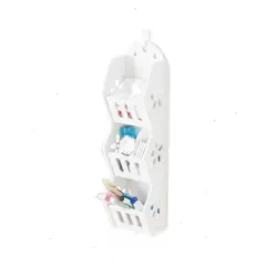 GENERICO - Estante Colgante Repisa De Pared 3 Niveles Almacenamiento Color Blanco