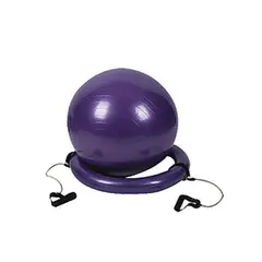 GENERICO - Set Pilates Pelota C/Correa, Anillo, Bombin Purpura
