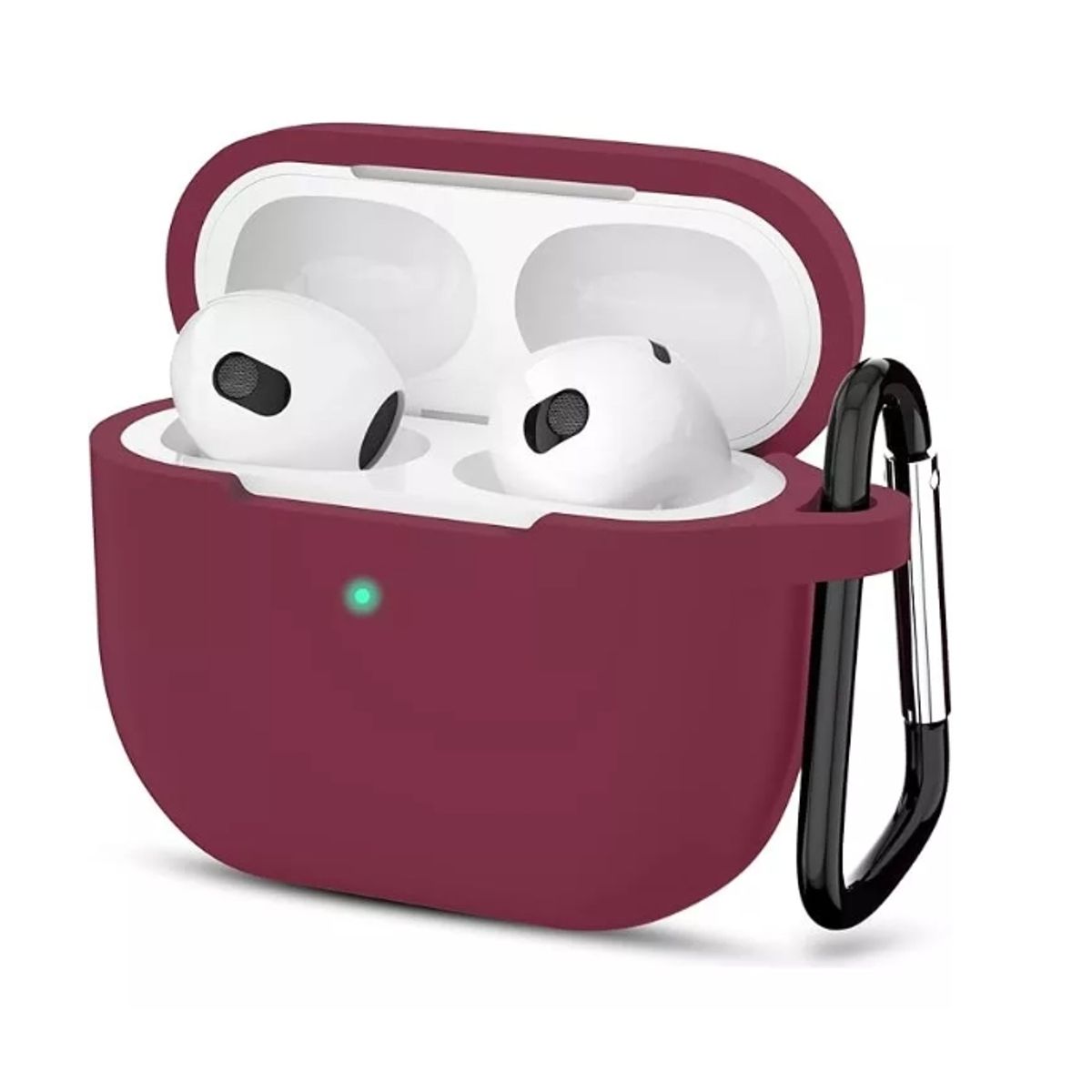 GENERICO - Funda De Silicona Para AirPods 3- VINO