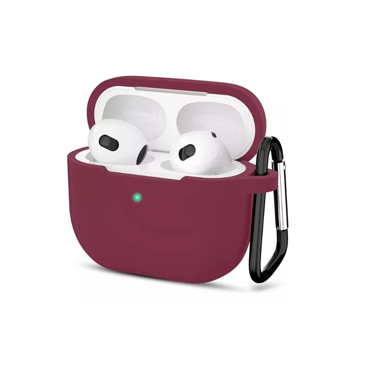 GENERICO - Funda De Silicona Para AirPods 3- VINO