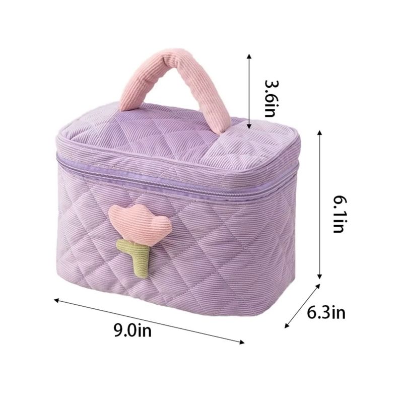 GENERICO - Neceser Organizador Kawaii Para Mujer O Niñas Color Pastel