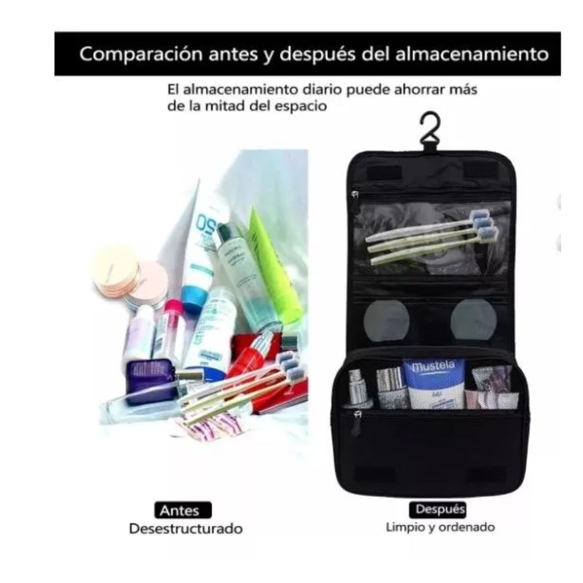 GENERICO - Bolso De Viaje Neceser Impermeable De Mano Cosmetiquero