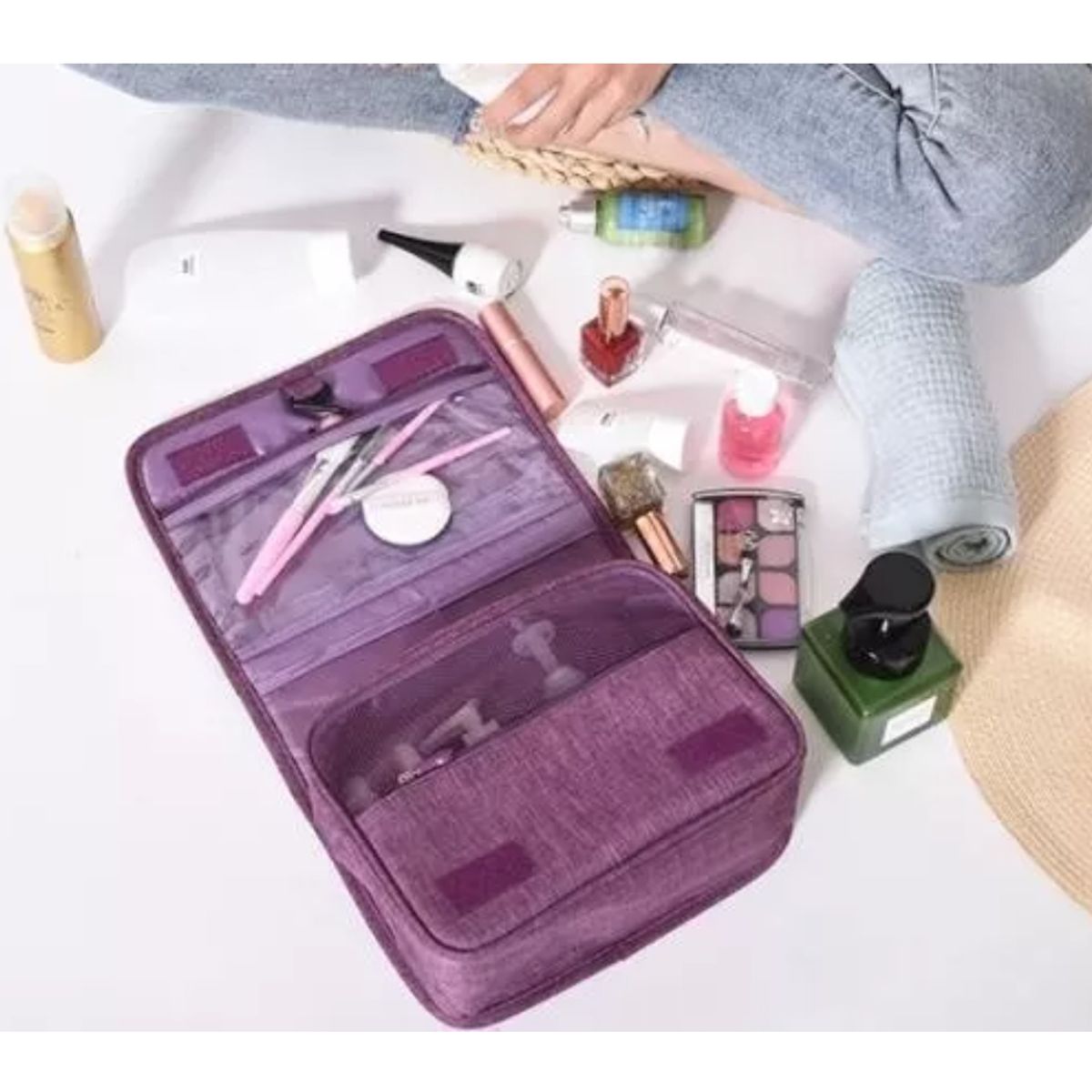 GENERICO - Bolso De Viaje Neceser Impermeable De Mano Cosmetiquero