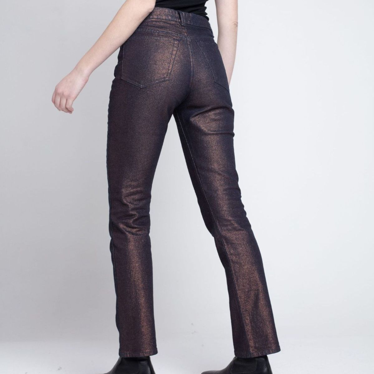 GENERICO - Jeans Metalizado Cobre Slim