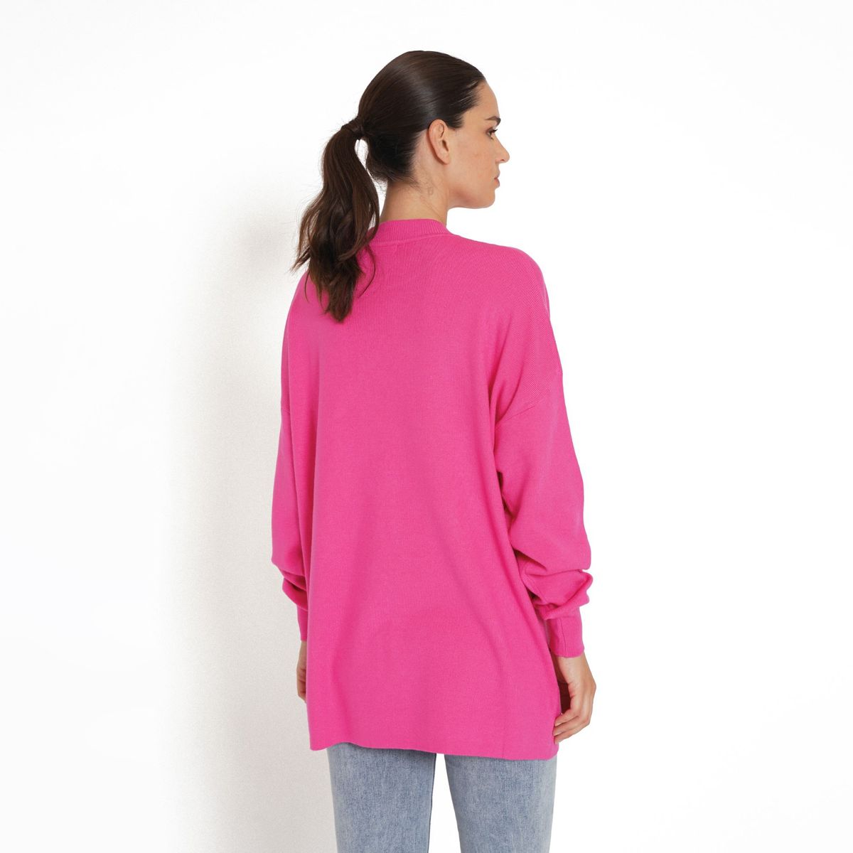 GUINDA - Sweater con Brillos Coru GUINDA
