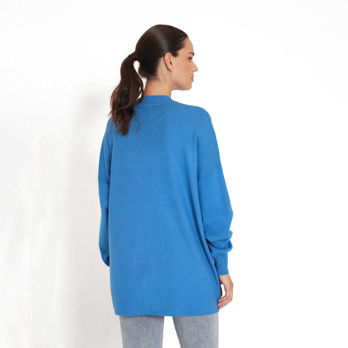 GUINDA - Sweater con Brillos Coru GUINDA