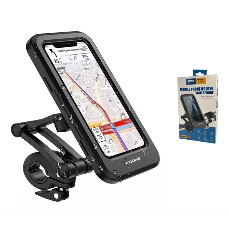 YOOKIE - Soporte Porta Celular Para Moto Y Bicicleta Impermeable 360º