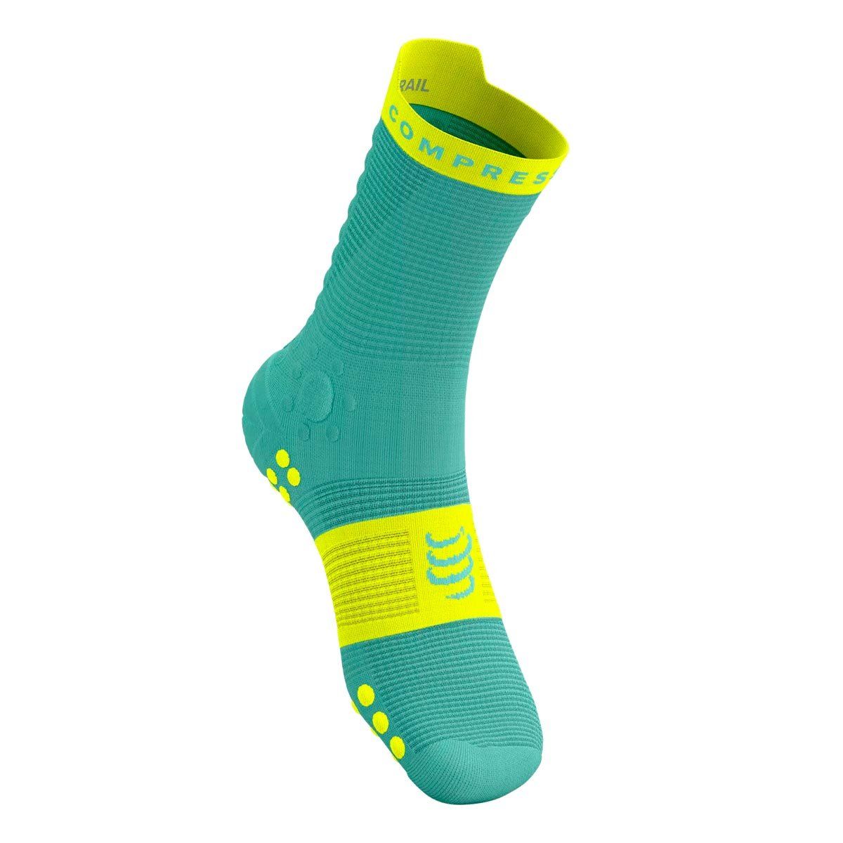 COMPRESSPORT - Calcetín Pro Racing v4.0 Trail Menta
